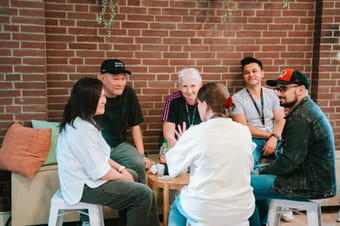 Speaker coaching participants during an interactive segment